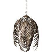 PTMD Mea Gold Metal Hanging Lamp Palm Leaves Long M