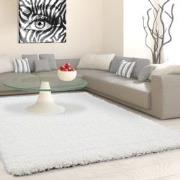 Tapijtenloods Basic Shaggy vloerkleed Creme Hoogpolig- 200x290 CM