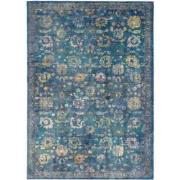 Tapijtenloods Picasso Sarough Vintage Vloerkleed Blauw Laagpolig- 140x...