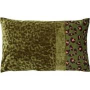 Dutch Decor BAILEY - Kussenhoes velvet 30x50 cm Chive - groen - panter...