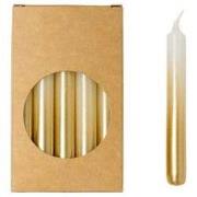 Rustik Lys - Potloodkaarsjes Wit / goud S