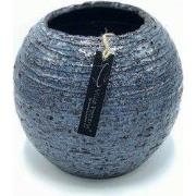 Villa Pottery  Zwart Blauwe pot Stelvio - 25x23