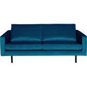 BePureHome Rodeo 2,5-Zitsbank - Velvet - Blauw - 85x190x86