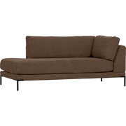 vtwonen Couple Lounge Element Links - Polyester - Chocolade Bruin - 89...