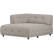 WOOOD Louis 1,5-Zits Chaise Longue - Polyester - Powder - 73x122x140