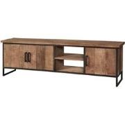 DTP Home TV stand Beam No.2 medium, 3 doors, 2 open racks,55x180x40 cm...