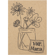 Mijn Stijl - Kaart met wilde bloemenmix Voor mama