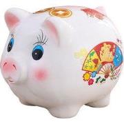 Decopatent - Chinese Spaarvarken Spaarpot - China Geluks Spaarpot Kera...
