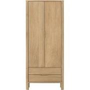 DTP Home Cupboard Forte, 2 doors, 2 drawers,190x80x40 cm, teakwood nat...