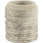 PTMD Valence Bloempot - H16 x Ø14 cm - Keramiek - Zand