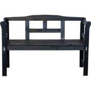 Sens-Line - Friesen bench 113cm - 2-zits - Zwart