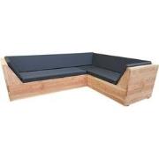 Wood4you - Loungeset 6 Douglashout  - incl strakke kussens