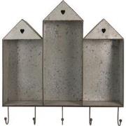 Clayre & Eef Wandrek  62x12x66 cm Grijs Bruin Metaal