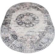 Vloerkleed Viola Antraciet - Ovaal 200 x 290 cm