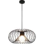JULIA 1x E27 pendel Ã˜43cm zwart