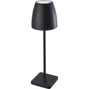 INA 2Watt IP54 draagbare en oplaadbare tafellamp zwart