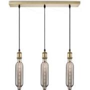 Home sweet home hanglamp Vintage brons 3L Beam Tube - smoke