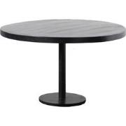 Eettafel Rond 110cm - Zwart - Dinand - Giga Meubel