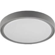 QIJO plafonnier rond grijs SMD LED 3100 Lm 24W IP65