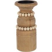 J-Line - Kaarshouder Pila Den/metaal Natuur Large - 11.3x11.3x23cm