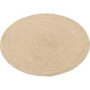J-Line - Tapijt Miami Outdoor Polyester Naturel/wit Medium - 150x150x2...