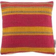 J-Line - Kussen Vierkant Anna Groot Groeven Jute Mix Kleur - 44.5x44x1...