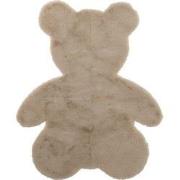 J-Line - Tapijt Beer Polyester Beige - 103x82x1.5cm