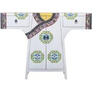 Fine Asianliving Chinese Kimono Kast Handgeschilderd Wit