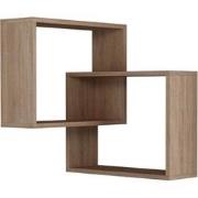 Hoekwandrek met 2 planken H68 cm - Ring