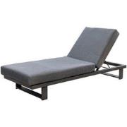 Kazoku lounger alu dark grey