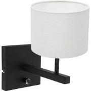 Steinhauer wandlamp Stang - zwart - metaal - 8173ZW