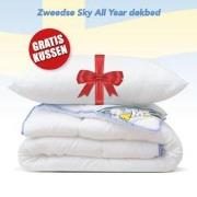 All Year dekbed + 1 Hoofdkussen - Tweepersoons - Dekbed Set - 200x200 ...