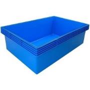 Victoria Quadro 7 blauw container 980l 60x175x118 cm