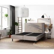 2-persoonsboxspring Springcrest met geïntegreerde topper Beige (160x20...