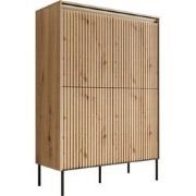 Meubella Dressoir Timoteo - Eiken - 98 cm - Hoog