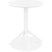 Ronde opvouwbare tafel GIMLI 60 DINING wit