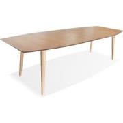 Uitschuifbare eettafel CROKUS beige