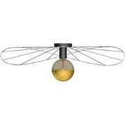 Minimalistische Plafondlamp Holm Zwart