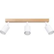 Moderne Plafondlamp Holm Hout -lichts