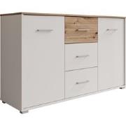 Meubella Dressoir Butcher - Wit - 138 cm