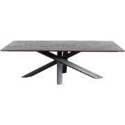 PTMD Alore Brown Black Diningtable Rectangle 200 Cm