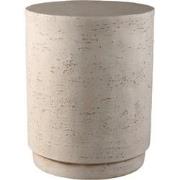 PTMD Chandar Cream MgO Round Side Table