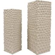 PTMD Isaiah Cream Mdf Pedestal Nature Design SV2