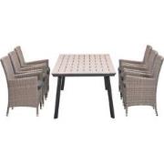 Garden Impressions Sharon tuinset 7-delig - Penedo tuintafel 230x100 c...