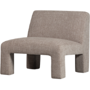 WOOOD Lavid Fauteuil - Polyester - Naturel - 73x74x84