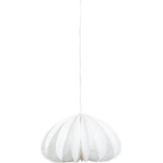 WOOOD hanglamp Dalia - Papier - Wit - 37xØ60 cm