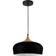 QUVIO Hanglamp rond zwart - QUV5064L-BLACK