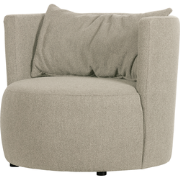 vtwonen Explore Fauteuil - Boucle - Naturel - 81x96x92