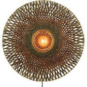 Wandlamp Bali - Bamboe/Zwart - Ø87cm