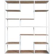 Vakkenkast Huub Wit 210 x 145 cm - Roomdivider